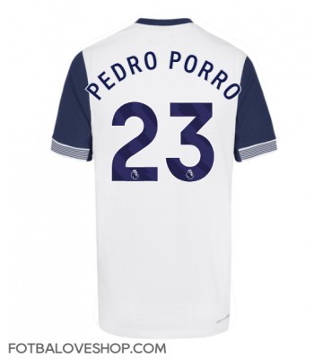 Tottenham Hotspur Pedro Porro #23 Domácí Dres 2024-25 Krátký Rukáv