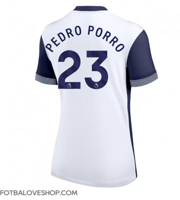 Tottenham Hotspur Pedro Porro #23 Dámské Domácí Dres 2024-25 Krátký Rukáv