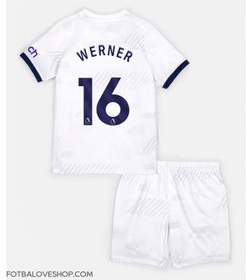 Tottenham Hotspur Timo Werner #16 Dětské Domácí Dres 2023-24 Krátký Rukáv (+ trenýrky)