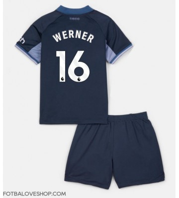 Tottenham Hotspur Timo Werner #16 Dětské Venkovní Dres 2023-24 Krátký Rukáv (+ trenýrky)