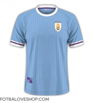 Uruguay Domácí Dres Copa America 2024 Krátký Rukáv