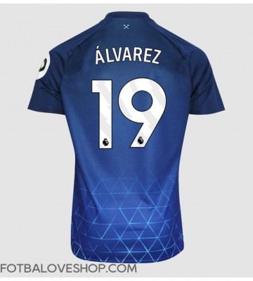 West Ham United Edson Alvarez #19 Alternativní Dres 2023-24 Krátký Rukáv