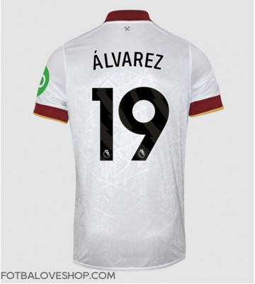 West Ham United Edson Alvarez #19 Alternativní Dres 2024-25 Krátký Rukáv