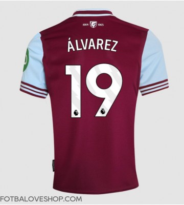 West Ham United Edson Alvarez #19 Domácí Dres 2024-25 Krátký Rukáv