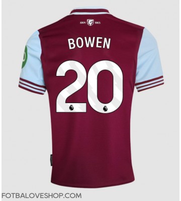 West Ham United Jarrod Bowen #20 Domácí Dres 2024-25 Krátký Rukáv