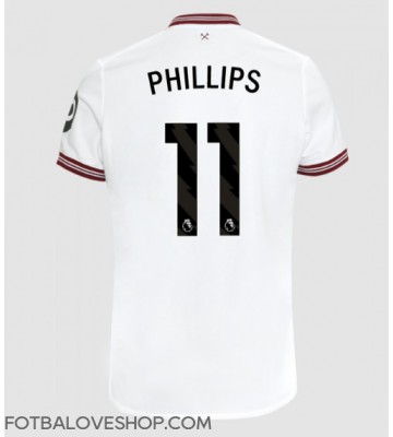 West Ham United Kalvin Phillips #11 Venkovní Dres 2023-24 Krátký Rukáv