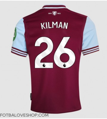 West Ham United Max Kilman #26 Domácí Dres 2024-25 Krátký Rukáv