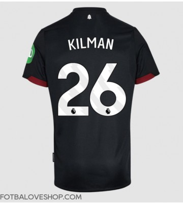 West Ham United Max Kilman #26 Venkovní Dres 2024-25 Krátký Rukáv