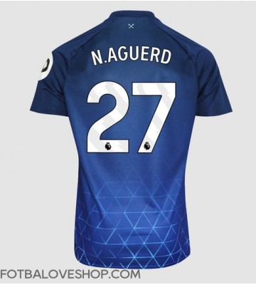 West Ham United Nayef Aguerd #27 Alternativní Dres 2023-24 Krátký Rukáv